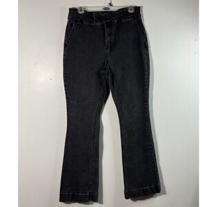 Womens Zoe + Phoebe Slim‎ Boot High Rise Jeans Black Stretch 12
